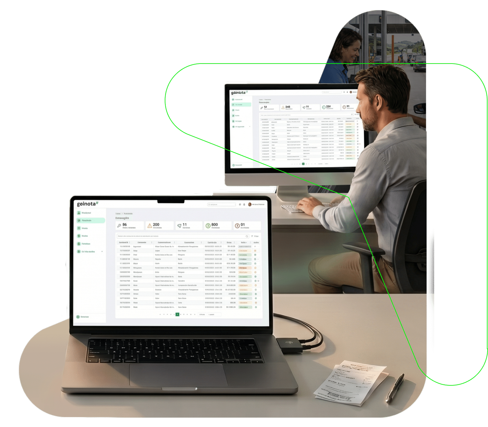 Painéis de controle para acompanhamento da emissão de NFS-e