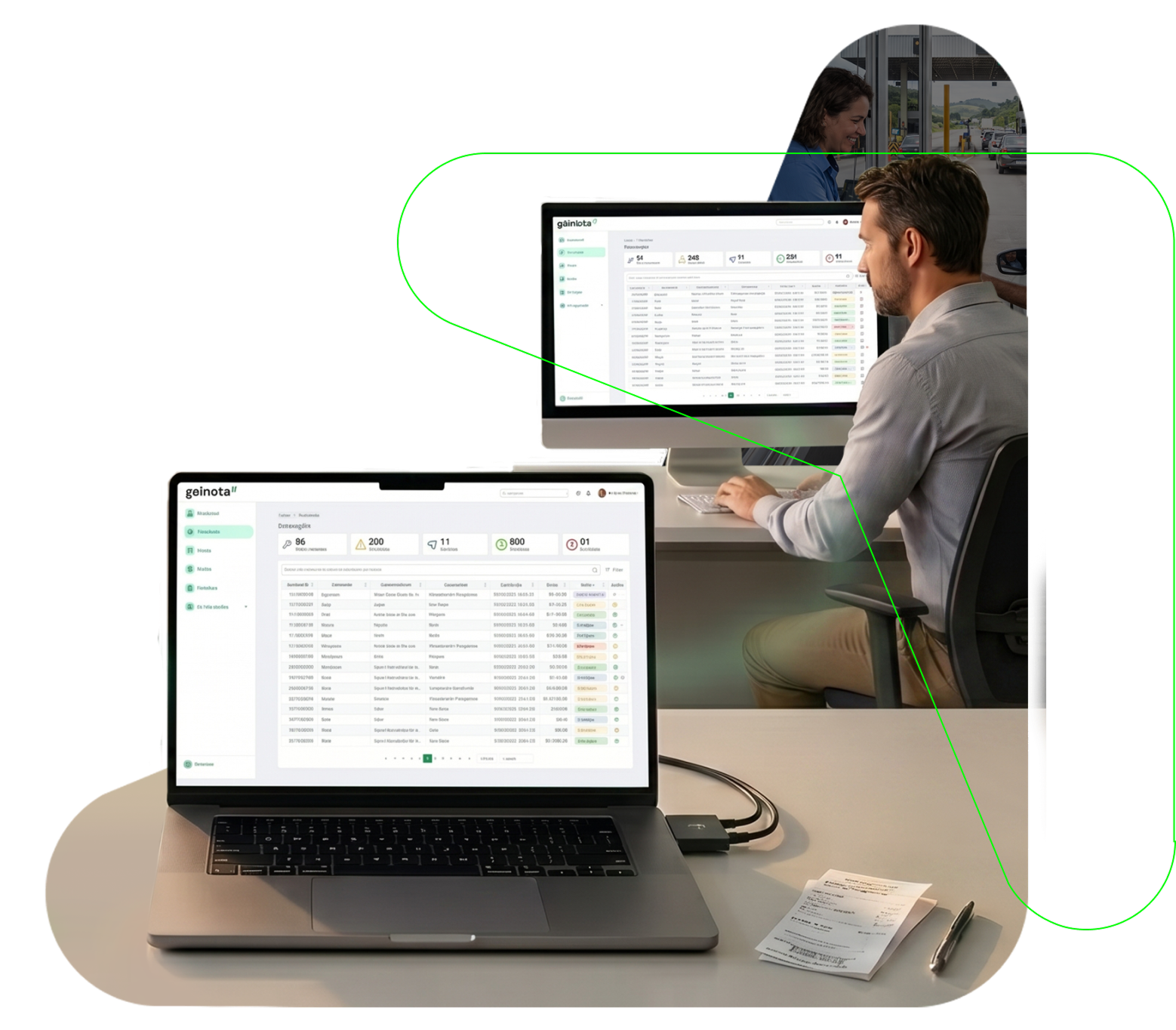Painéis de controle para acompanhamento da emissão de NFS-e